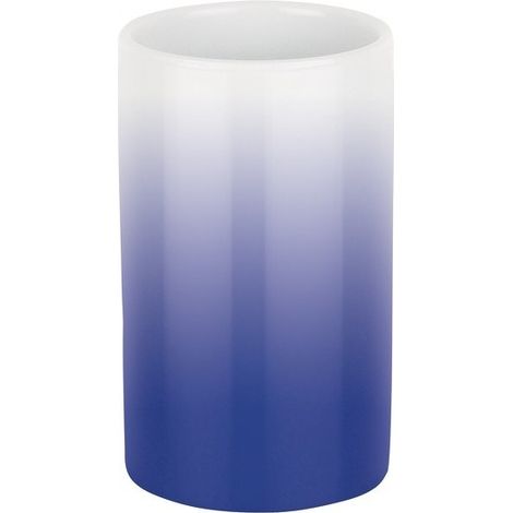 Gobelet Céramique TUBE GRADIENT Bleu Spirella (1/2)