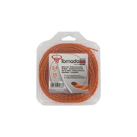 Hülle aus Nylon-Copolymer mit Ozaki Tornado Aluminium - Länge: 15 m, ø: 2,40 mm.