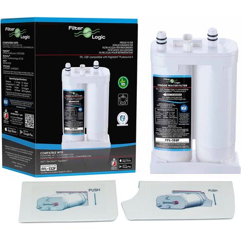 FilterLogic FFL-132F Fridge Water Filter Compatible with Frigidaire PureSource II (1/2)