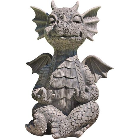 Statua di drago da giardino – scultura di dinosauro per cortile – decorazione per finestre – patio e cortile