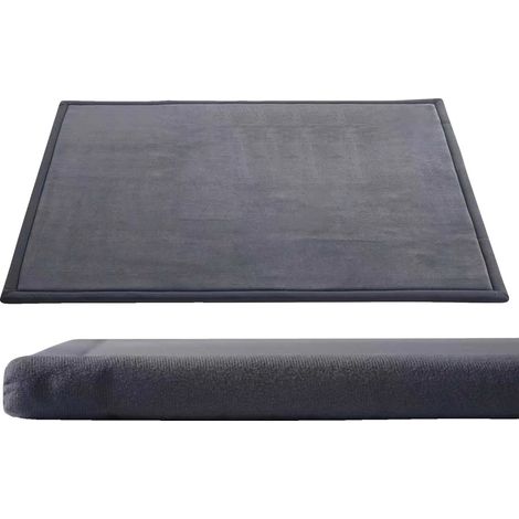 Bodenmatte, Memory-Schaum, rutschfeste Ausführung, Dunkelgrau, 150x200cm-b (1/2)