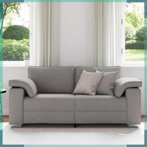 4105233 Canapé Taupe 180 x 80 x 82 cm tissu (1/5)