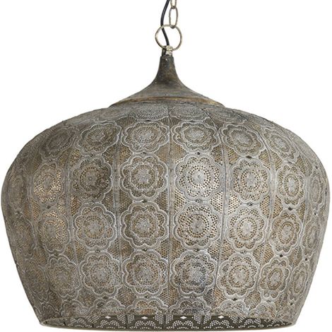 Light & Living - lámpara colgante - Emine - dorado - metal - Ø