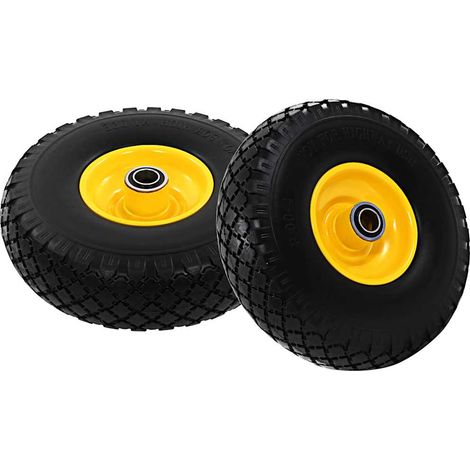 Roue de diable 2 pcs PU solide 3.00-4 (1/5)