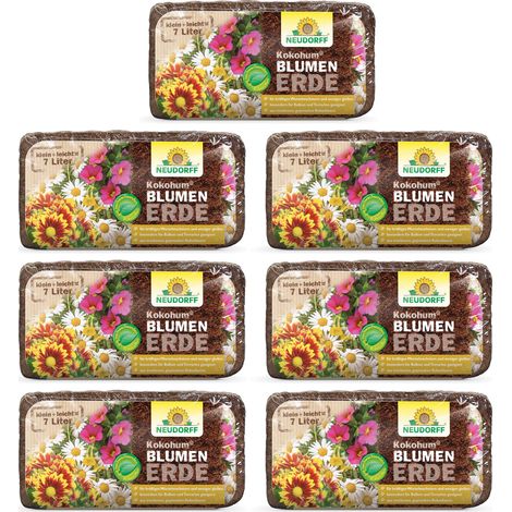Neudorff Kokohum Blumenerde - 7 Briketts (1/5)