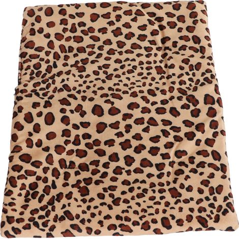 Coussin Chauffant Lavable Pliable pour Chat Chien Imprimé Léopard, 3 Niveaux de Température Réglables, Rechargeable USB (1/5)