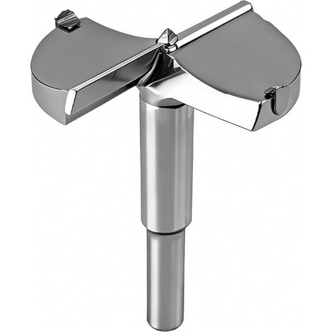 Mèche Bois 60mm Forstner Foret à Bois Tungstène Carbure Queue Ronde (1/5)