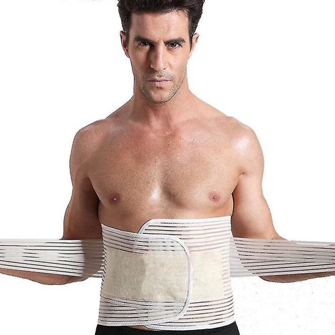 Atmungsaktiver orthopädischer Lendenwirbelstützgürtel aus Netzgewebe bei Bandscheibenvorfällen, für den Heimgebrauch - M (100-114 kg) (1/2)