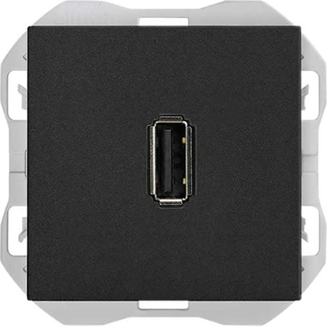 SIMON 270 Connettore dati USB tipo A nero opaco 20000090-098