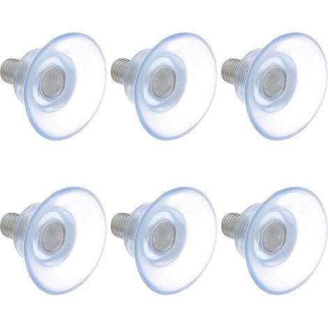 Ventouses anti-collision transparentes pour meubles, 6 pièces, vis PVC (1/5)