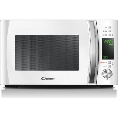 Candy – Micro-ondes à poser 20L 700W – Programmateur digital – 10 menus automatiques – Fonction décongélation – 5 niveaux de puissance - CMXW20DW