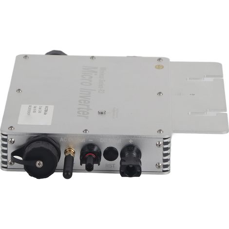 Micro-onduleur Solaire 700W 120/230V avec WiFi, Contrôle Automatique, Identification Intelligente, Compatible Réseau, Suivi MPPT, pour Panneaux Photovoltaïques, Fonctionnement Silencieux, Surveillance (1/5)