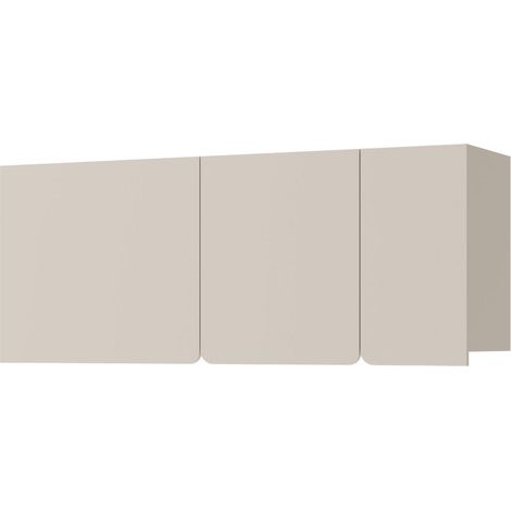 Armario de pared Fiosono 111, Beige, 37x120cm, Número de puertas: 025cm, Aglomerado laminado