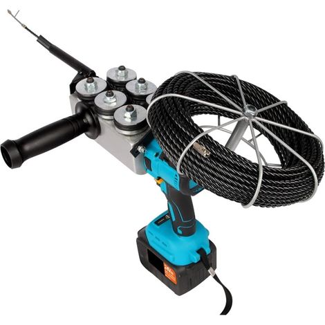 Machine de câblage Mural Machine de Cordage d'électricien sans Brosse Automatique Extracteur électrique à Travers la Machine de Filetage de Mur (Color : 1Pc Battery, Size : Type) (1/5)