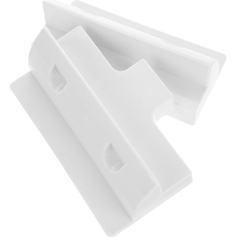 Supports De Panneau Solaire Abs 2 Pièces Blanc Pour Camping-car Et Yacht Montage Facile Kit Solide Extérieur Fixation Solaire Polyvalente (1/5)