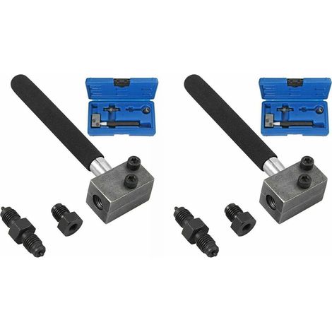 2X Outil D'ÉVasement de Ligne de Frein Ligne de Frein Automobile Outil D'ÉVasement Double 4.75Mm F Outil D'ÉVasement AléSoir de Tube de Frein (1/5)