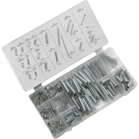 Ensemble de 200 ressorts de tension et compression pour bricolage et réparation (1/4)