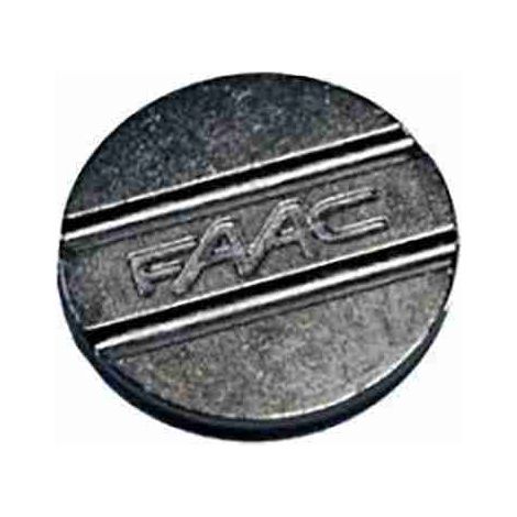 Gettone Personalizzato Diametro 28mm Logo Faac New Faac 713305 Automazione Nuovo