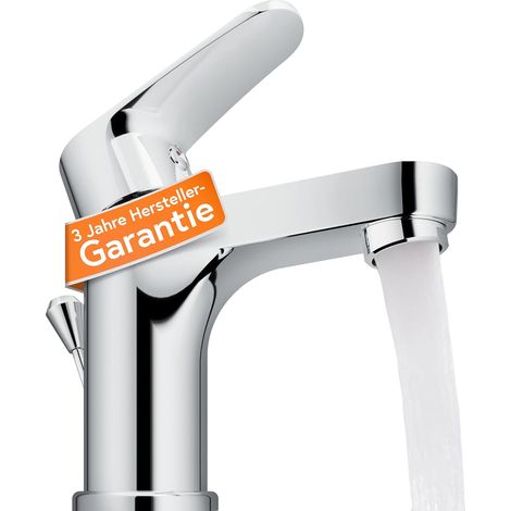 NI075CALCR Miscelatore per lavabo Claudio con piletta a scomparsa, cromato (1/5)