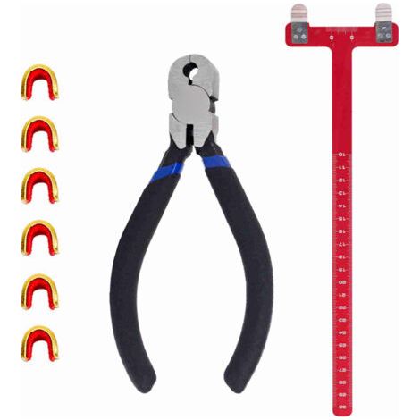 RHG Outil de réglage de tir à l'arc, pince à Points d'encoche, carrés en T, règle de réglage pour accessoires de corde d'arc classique et composé (1/5)
