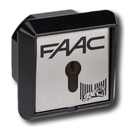 Contacteur A Cle T21 A Cable Encastre - 2 Contacts FAAC (1/3)