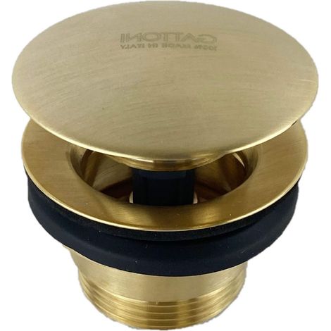 Piletta di scarico clic-clac colore oro spazzolato Gattoni 1510/00SG Oro