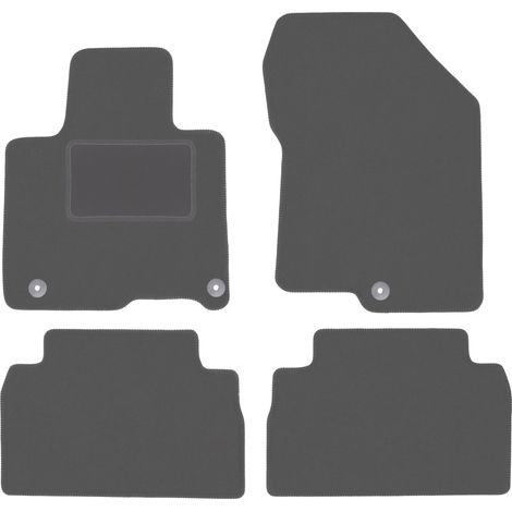 Tappetini auto in velluto color grafite per: Hyundai Santa Fe IV SUV (2018-) (1/5)