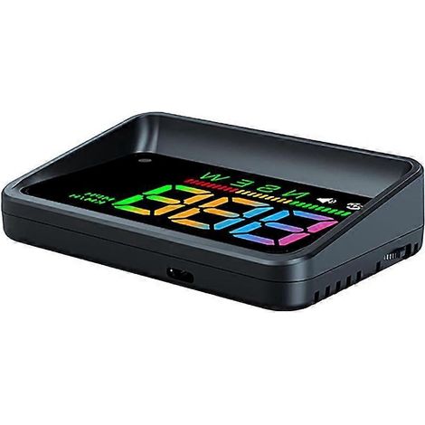 Affichage tête haute pour voitures, HUD H4, compteur de vitesse GPS -- (1/5)