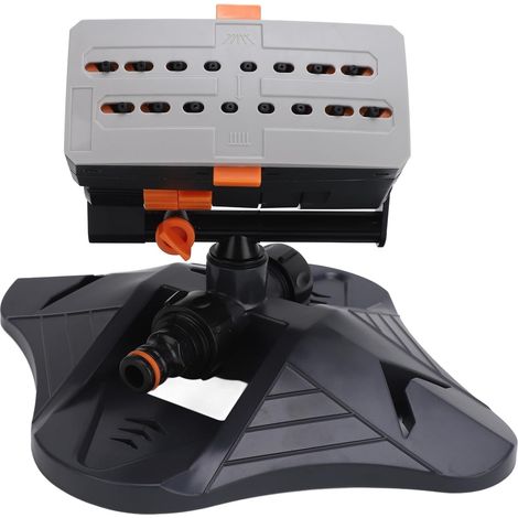 Arroseur Oscillant,Arroseur de Pelouse à Oscillation Turbo avec Buses à 16 Trous, Arroseur d'eau Automatique à 4 Modes, Dispositif D'arrosage D'arrosage de Pelouse à Grande Surface (1/5)