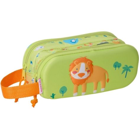 Elegante y funcional, esta bolsa cuenta con dos compartimentos separados con cremalleras, lo que te permite organizar tus objetos de manera eficiente