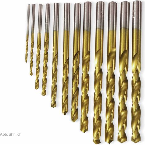 DAYTOOLS HSS-Spiralbohrer, titaniumbeschichtet, Ø 1,60 mm, 10 Stück