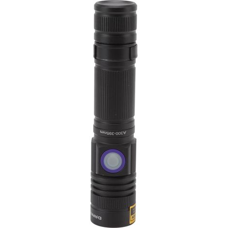 Lampe de détection UV étanche, zoomable, 300-395nm, lampe torche LED pour fluorescence et inspection (1/5)