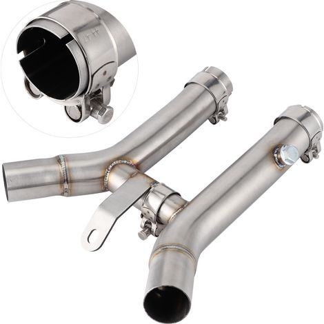 Tuyau de liaison intermédiaire décaté pour Suzuki GSX1300R Hayabusa 2008-2020, tube d'échappement sans catalyseur, acier inoxydable, remplacement direct, performance accrue (1/5)