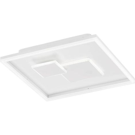 [NEUWERTIG] B-Ware WOFI Nadra Deckenlampe Deckenlampe Lampe Leuchte Decke dimmbar weiß 27 W eckig (1/2)