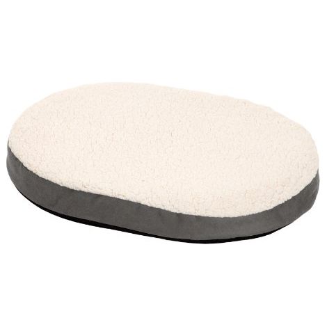 K letto viscolastico, cuscino ovale, grigio 55 x 40 x 7 cm (1/3)