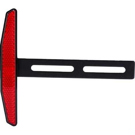 Support plaque immatriculation motocross avec réflecteur rouge remplacement pour porte-numéro Davidson (1/5)