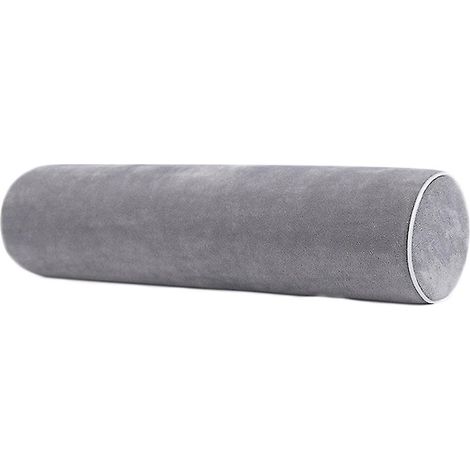 Oreiller rond en coton à mémoire de forme, oreiller cervical pour la nuque (1/3)