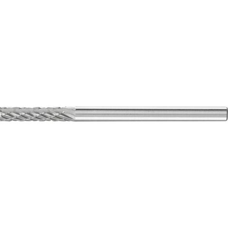 Fresa piccola forma ZYAS D.3mm testa-L.13mm gambo-D.3mm HM zincato 3 PLUS PFERD (1/3)