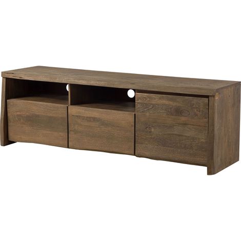 TV-Board Mango 178x48x58 braun geölt / sandgestrahlt PURE MANGO 123