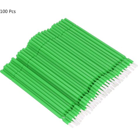 Ortviai Brosse Dentaire Jetable Micro Appliquoir Flexible – 100 pièces, vert, 10 cm (1/5)