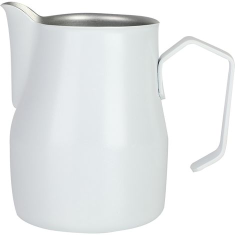 Pitcher À Lait - 350 ml - Acier Inoxydable - Pour Latte Art - Usage Professionnel Et Domestique - 1 Pièce (1/5)