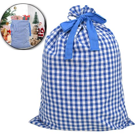 Sac Cadeau À Cordon - Tissu Résistant - Pour Décorations De Noël Et Stockage Réutilisable - 70 X 50 Cm - 1 Pièce (1/5)