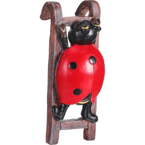 Figurine coccinelle décorative en résine pour la maison (1/5)