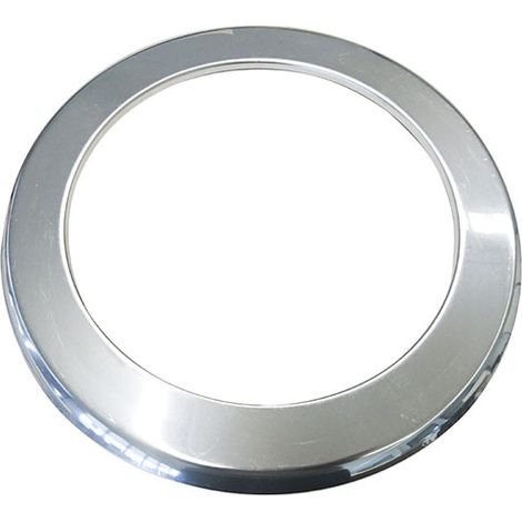 MBM – Collier pour fumisterie en acier inoxydable D. 300 mm – Rosace ronde finition brute – Pour chaudières à pellets et poêles à bois