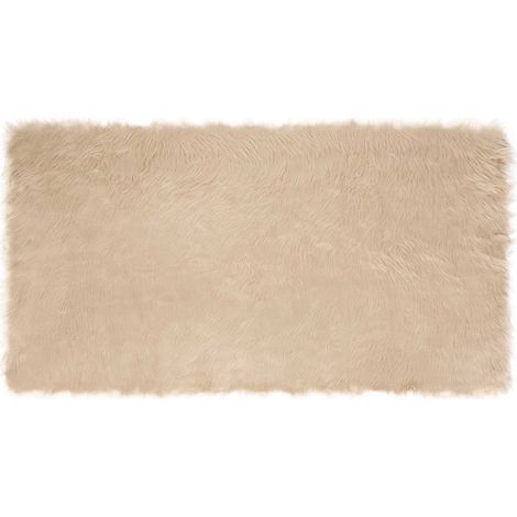 Maison Exclusive - Alfombra de de oveja sintética TAFALLA Beige 6