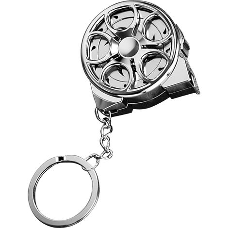 Mini mètre ruban porte-clés, 2m, ABS, pour chantier et poche (1/5)