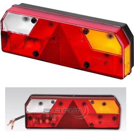 Fuego stop trasero derecho semirremolque, remolque Schmitz, 098215028 SRR0023LA, montaje cableado