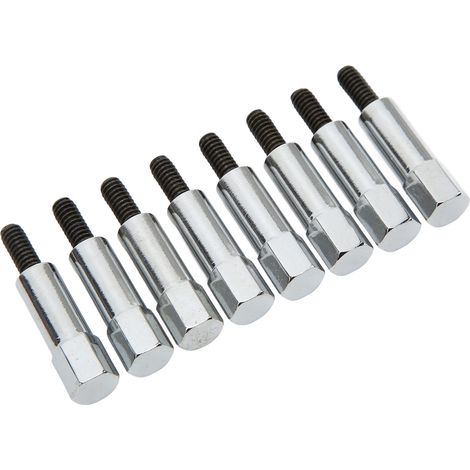 Jeu de 8 boulons de cache-culbuteurs en alliage d'aluminium, remplacement moteur Chevy 283 302 305 307 327 350 383 400 (1/5)