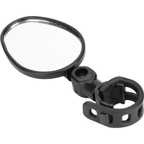 Rétroviseur ovale de sécurité pour vélo de route et VTT, pivotant à 360° et réglable, avec guidon. (1/5)