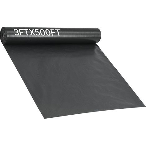 VEVOR Rotolo di Tessuto per Recinzione Anti-Sabbia, 0,91 x 152,4 m di in Polipropilene Resistente di Qualita Industriale per la Ritenzione dei Sedimenti, Tessuto Temporaneo per Cantieri Edili